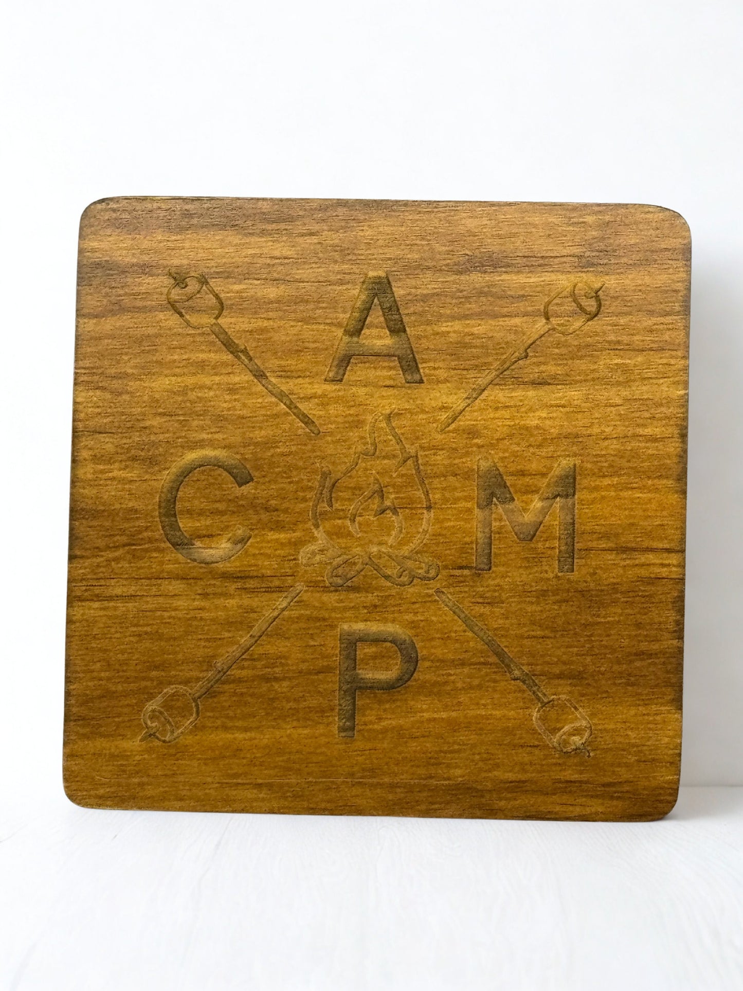 camp fire early america color